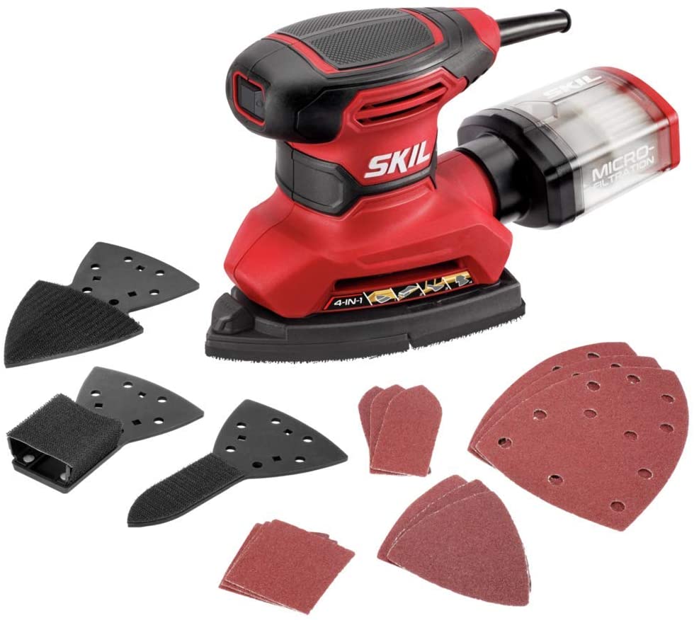 SKIL corded multi-function detail sander with attachments