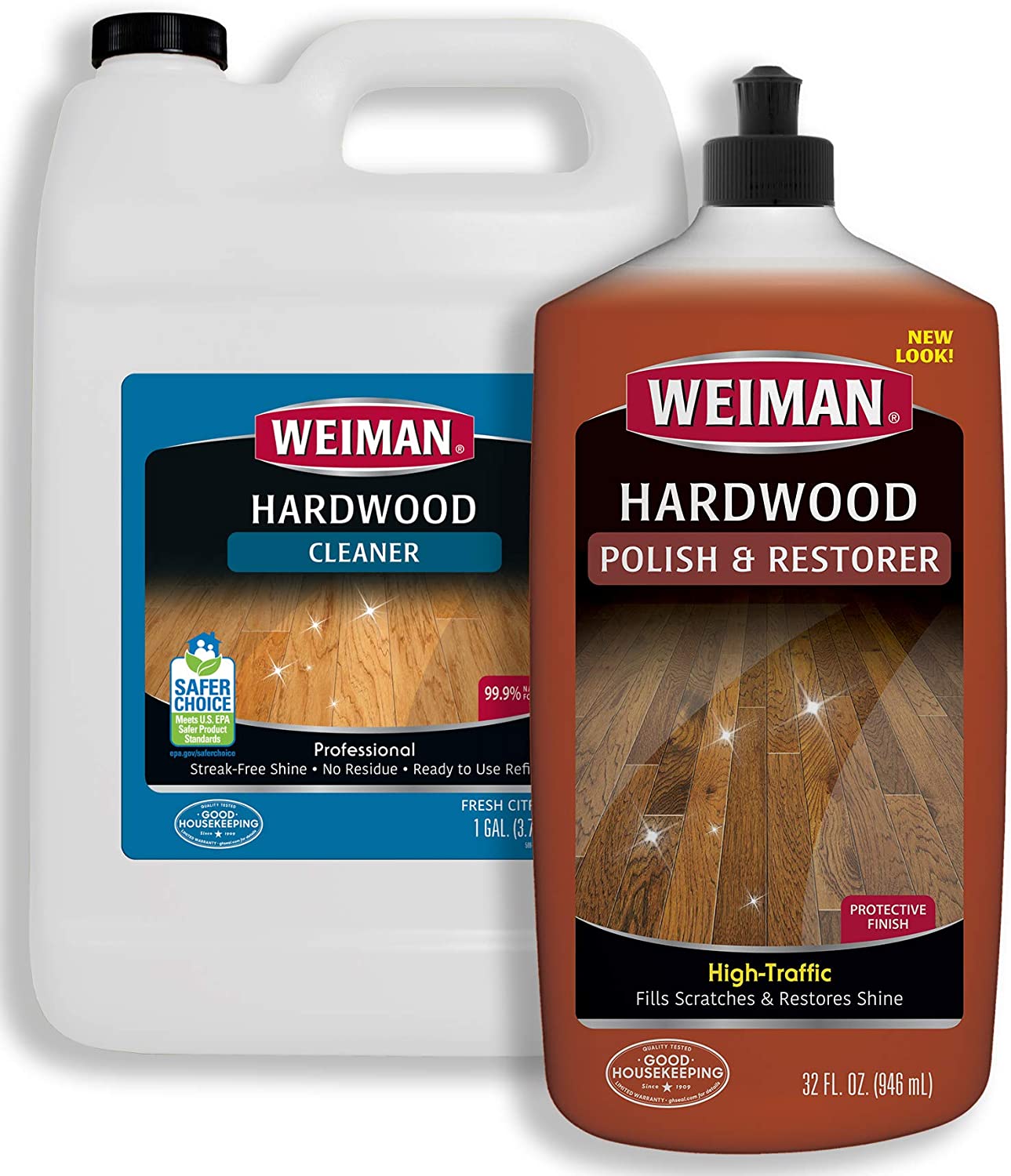 Weiman wood floor polish and restorer