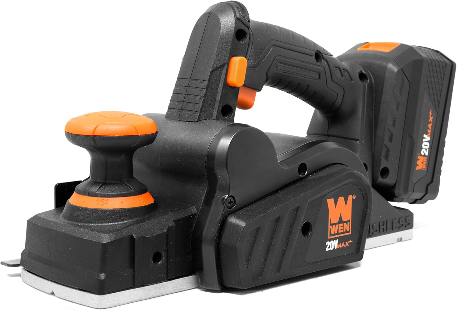 WEN 20653 20V Max brushless cordless hand planer kit