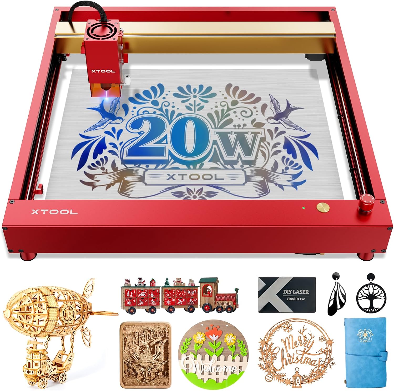 xTool D1 Pro 20W Laser Engraver and Cutter xTool D1 Pro 20W laser engraver
